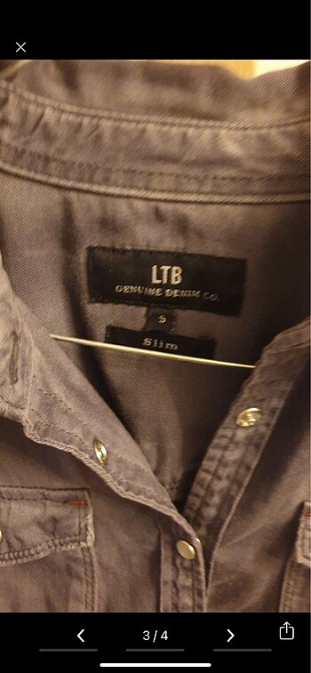 s Beden LTB slimfit gömlek s beden