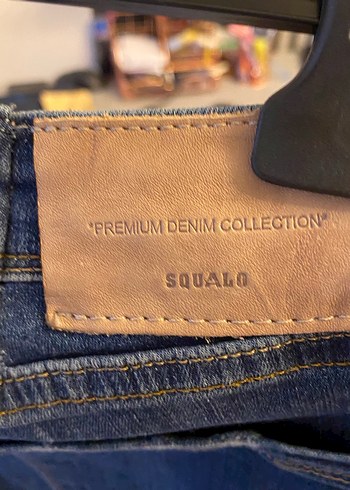 34 Beden Kadın Mavi Denim Salaş Midi Boy Kot Pantolon