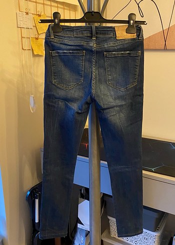 Trendyol & Milla Kadın Mavi Denim Salaş Midi Boy Kot Pantolon