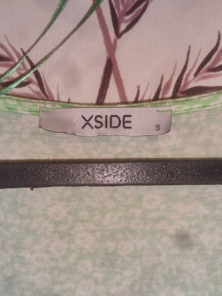 Yeşil V Yaka Midi Bohem Elbise - Görsel 2