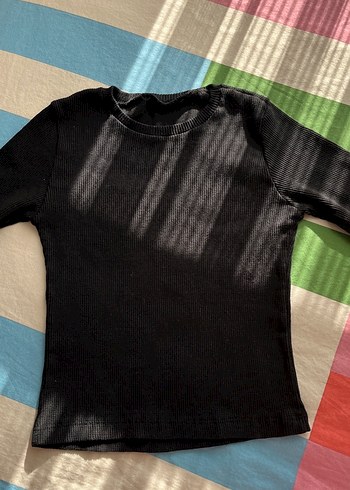 Uzun Kollu Triko Crop - Görsel 2