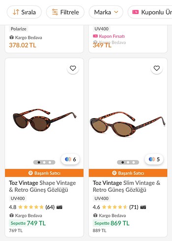 retro güneş gözlüğü - Görsel 6