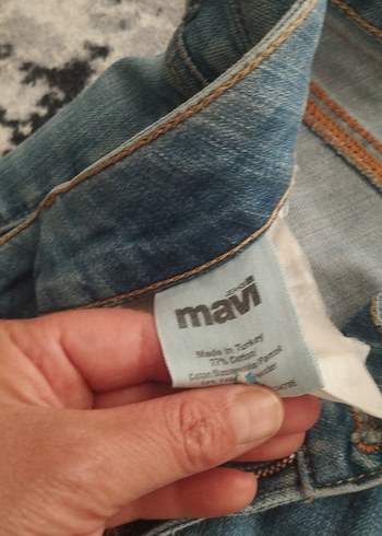 l Beden Kadın Mavi ve Gri Dar Kesim Kot Pantolon