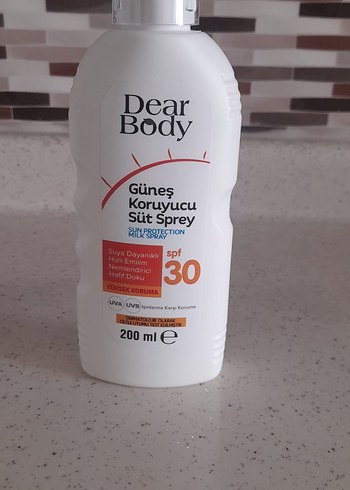 Diadermine Dear Body SPF 30 Güneş Koruyucu Süt Sprey 200ml