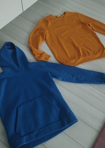 12 13 yaş erkek çocuk Sweatshirt, Uzun Kollu, Rahat Kesim - Görsel 4