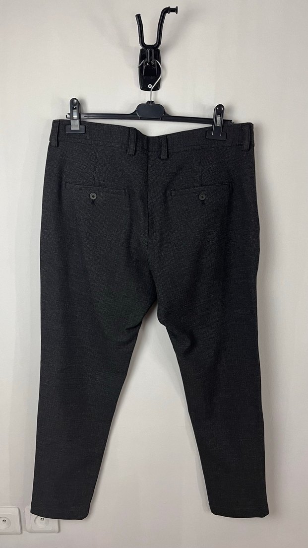 Zara Gri Regular Fit Erkek Ofis Pantolonu - Görsel 2