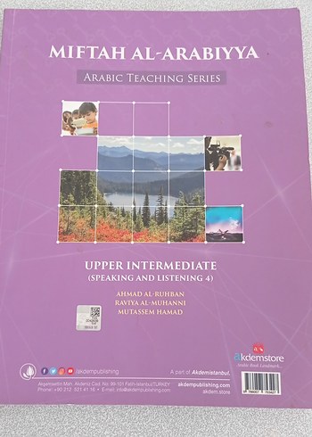 Miftah Al-Arabiye üniversiteye hazırlık sınıfı kitabı.