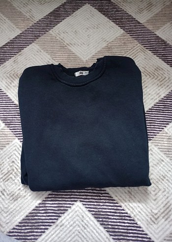 Kadın Mavi Basic Sweatshirt - Görsel 2
