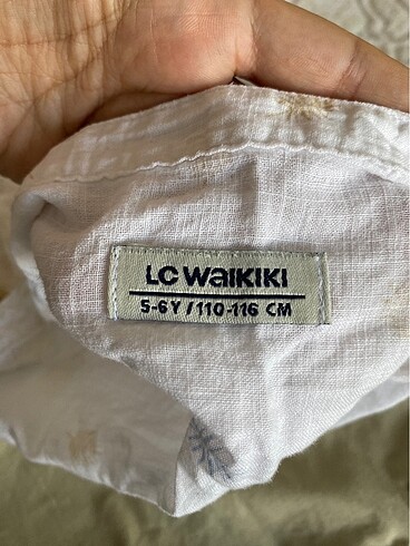 LC Waikiki LCW marka 5-6 yaş pantolon gömlek