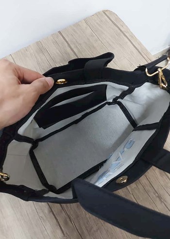  Beden siyah Renk Siyah Baskılı Kadın Omuz Çantası