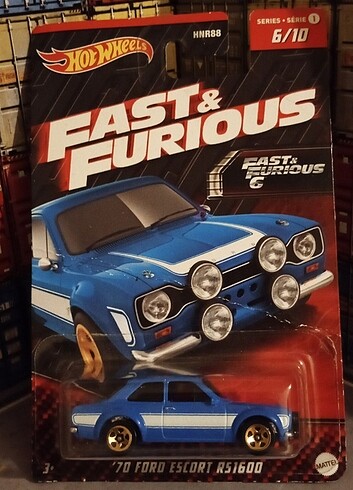 Hot Wheels Fast and Furious '70 Ford Escort RS1600