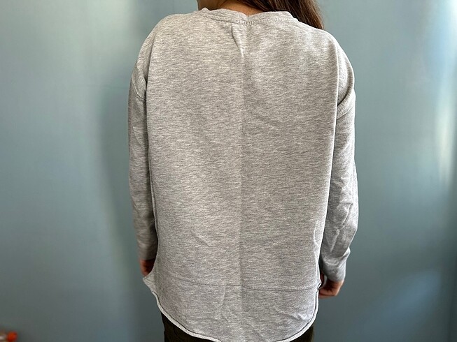 m Beden gri Renk LCW ince sweatshirt