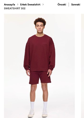 Les Benjamins Bordo Sweatshirt - Görsel 5