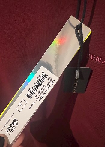 Les Benjamins Bordo Sweatshirt - Görsel 3