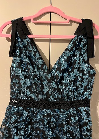 Self Portrait Midi Kokteyl Elbise - Görsel 5