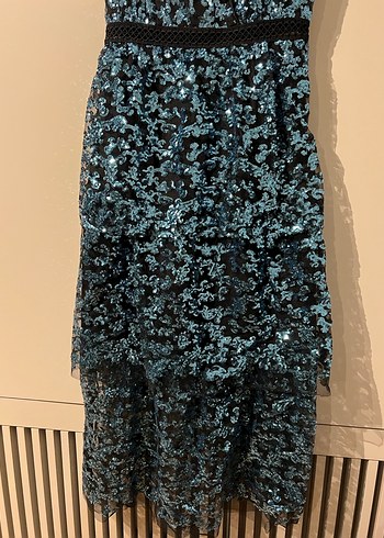 Self Portrait Midi Kokteyl Elbise - Görsel 8