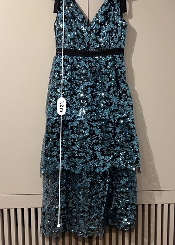 Self Portrait Midi Kokteyl Elbise - Görsel 3