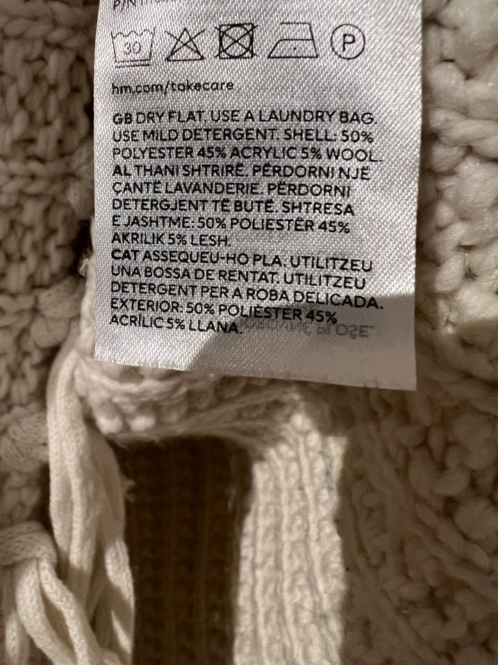 H&M Yün Karışımlı Örgü Kazak - Görsel 5