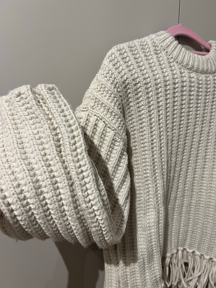 H&M Yün Karışımlı Örgü Kazak - Görsel 3