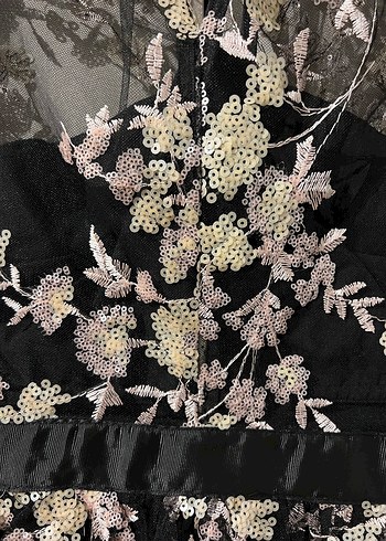 Self Portrait Model Midi Kokteyl Elbise - Görsel 4