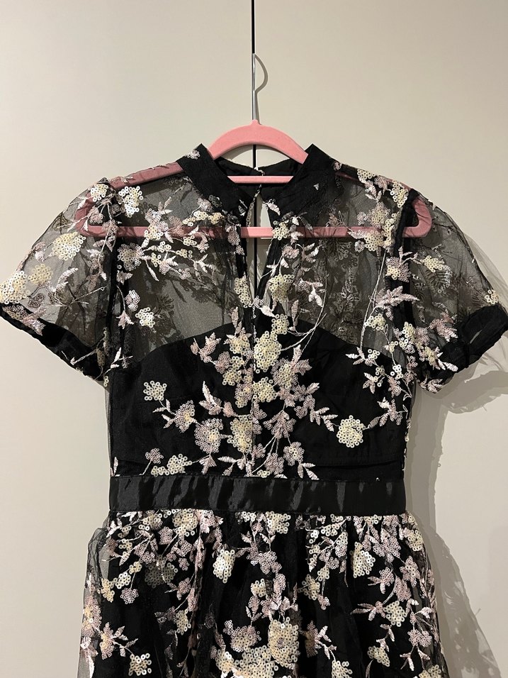 Self Portrait Model Midi Kokteyl Elbise - Görsel 2