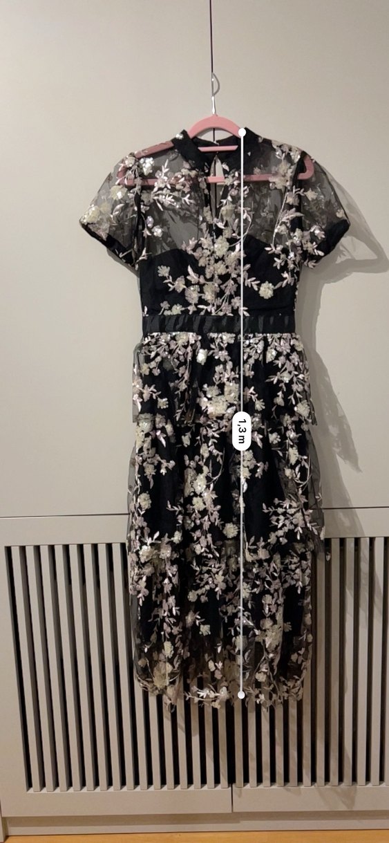 Self Portrait Model Midi Kokteyl Elbise - Görsel 3