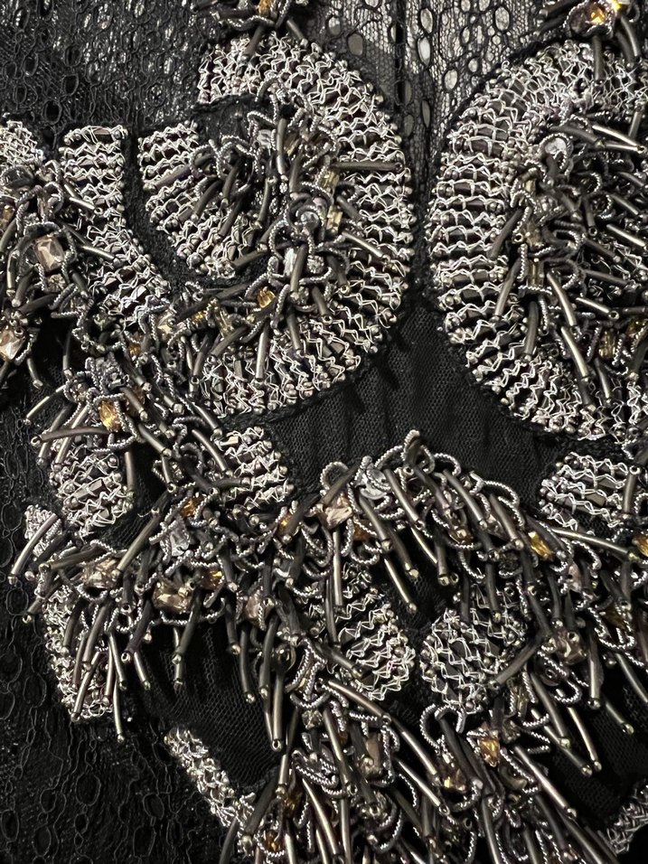 Ipekyol&Zeynep Tosun Dantel Detaylı Siyah Gece Elbisesi - Görsel 4