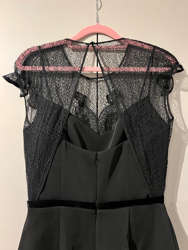 Ipekyol&Zeynep Tosun Dantel Detaylı Siyah Gece Elbisesi - Görsel 3