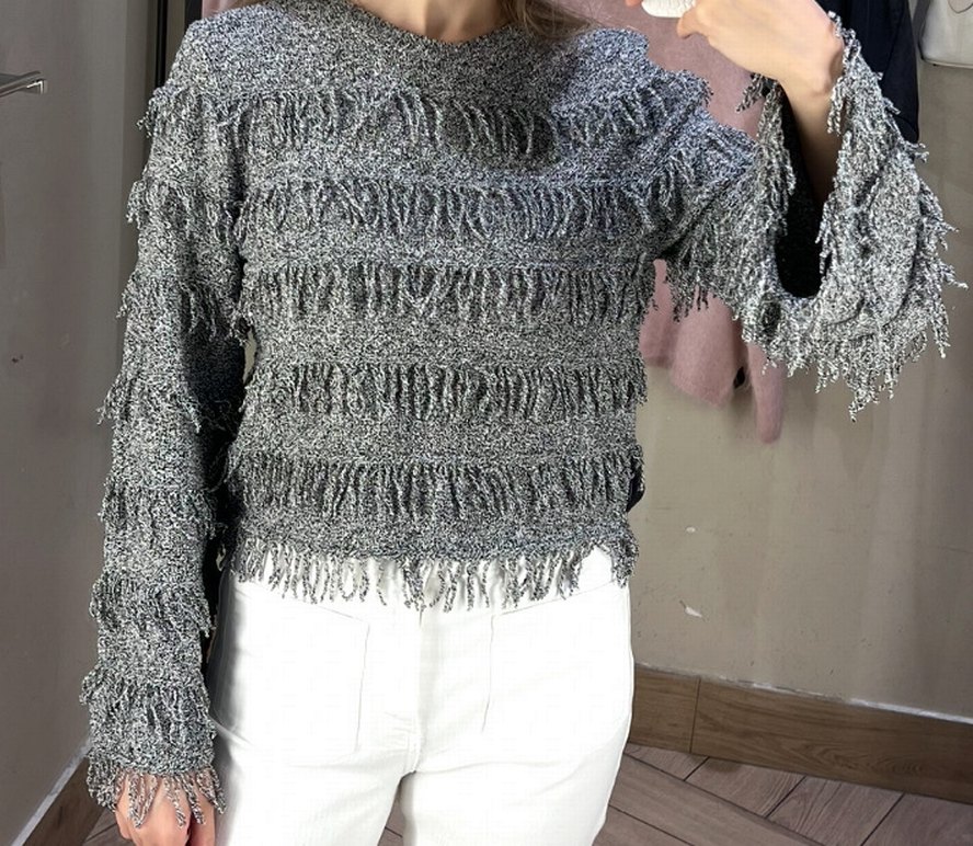 H&M Püsküllü Kazak - Görsel 3