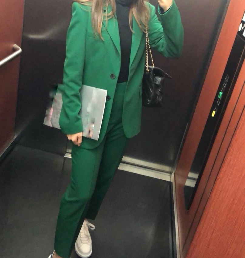 Zara Yeşil Takım Elbise - Görsel 3