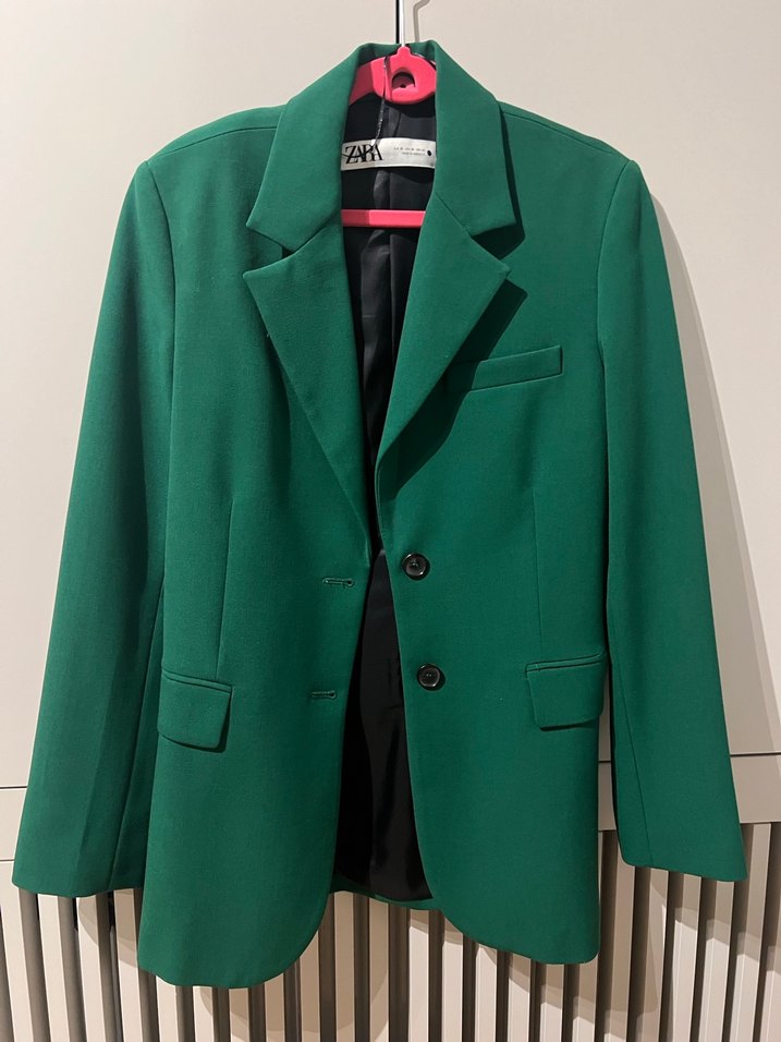 Zara Yeşil Takım Elbise - Görsel 4