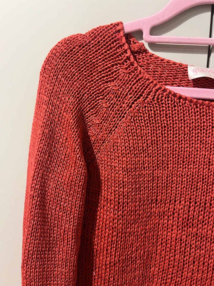 Glamour New York Fuşya Kazak - Görsel 2