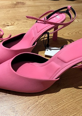 Zara İpli Topuklu Ayakkabı - Görsel 5
