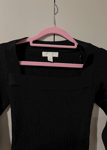 H&M Kare Yaka Triko - Görsel 2