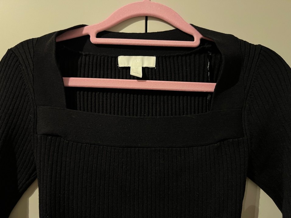 H&M Kare Yaka Triko - Görsel 5