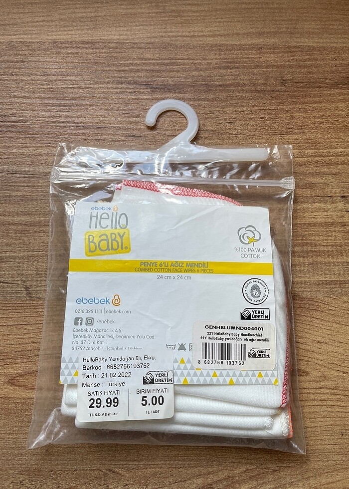 Bebek önlük ve bez - Görsel 4