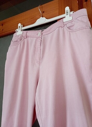 48 Beden pembe Renk Kadın büyük beden pantolon