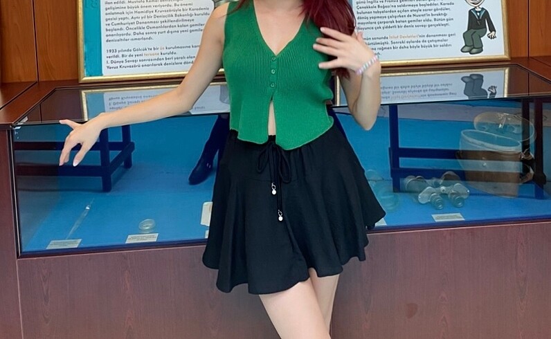 şortlu etek
