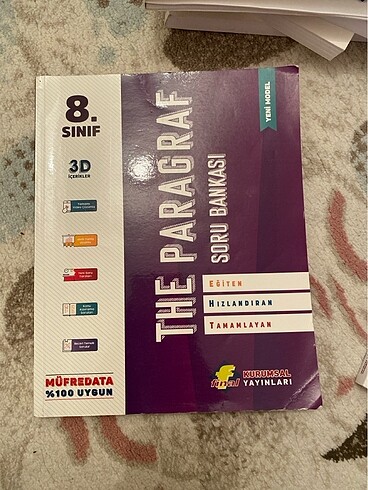 8. Sınıf Paragraf kitabı