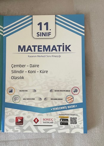 Beden Renk 11. Sınıf matematik kitabı