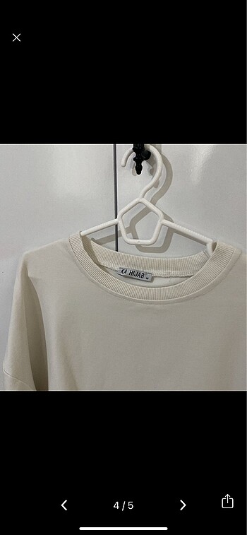 m Beden beyaz Renk Sweatshirt