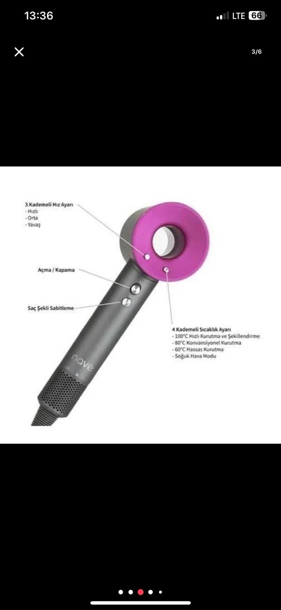 Nave Saç Kurutma Makinesi Ve Şekillendirici - Görsel 2