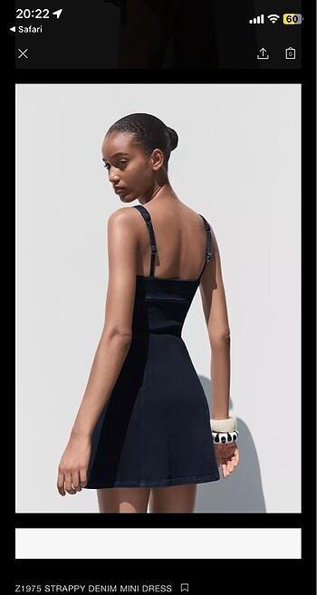 Zara Zara mini denim elbise