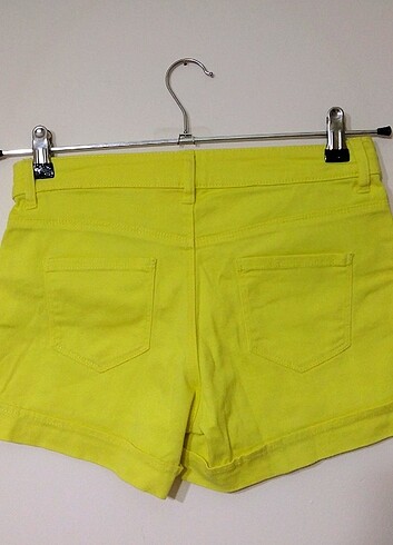 Diğer Xside Jean Sarı Mini Şort 