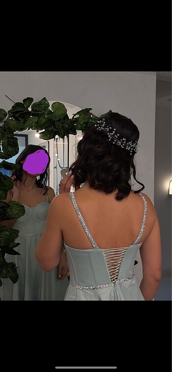 s Beden yeşil Renk Prenses Lenta moda Nişan elbisesi