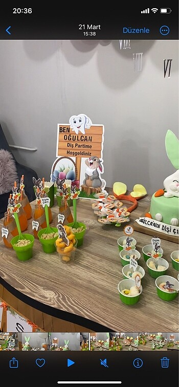  Beden Bugs bunny Dis bugdayi parti seti