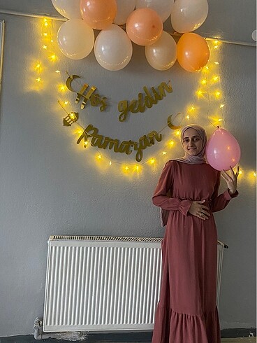 38 Beden Günlük tesettür elbise