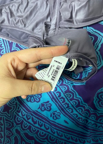 Gri  İpli Kadın Bikini Takımı - Görsel 3