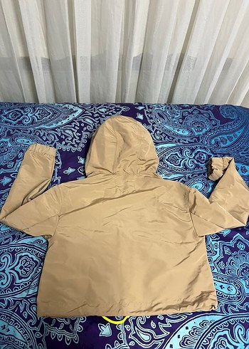 BERSHAKA Kapüşonlu Kahverengi Kadın Ceket - Görsel 2