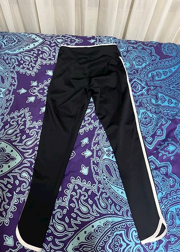 Siyah Orijinal Puma Baskılı Spor Tayt - Görsel 5